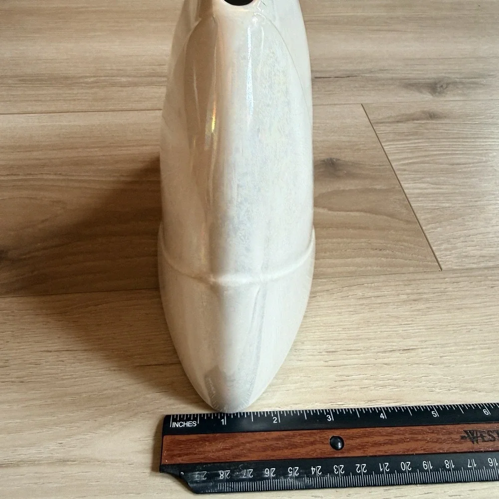 80's Pearly Ceramic Vase for Home Decor Vandor 1985